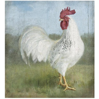 Noble Rooster I Vintage No Border -Paper Art-38.8&quotx42"