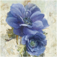 Rich Anemones II on Ivory -Paper Art-32"x32"