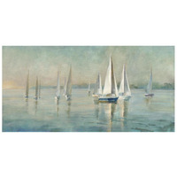 Sailboats at Sunrise Crop -Paper Art-26&quotx14"