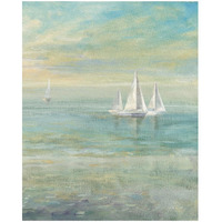 Sunrise Sailboats II -Paper Art-18"x22"