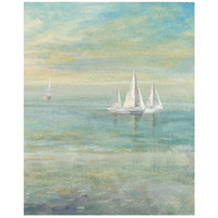 Sunrise Sailboats II -Paper Art-22"x26"