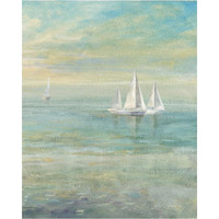 Sunrise Sailboats II -Paper Art-30&quotx37"