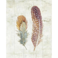 Natural Flora XI Bold Feathers -Paper Art-30"x37"