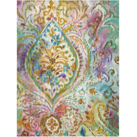 Boho Paisley II Crop -Paper Art-14"x18"