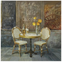 French Cafe -Paper Art-26"x26"