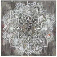 Mandala in Neutral II -Paper Art-42"x42"