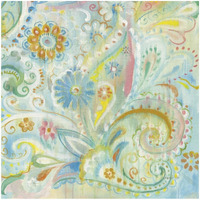 Spring Dream Paisley XIII -Paper Art-32"x32"