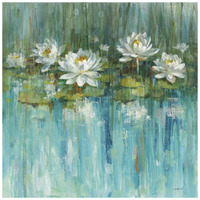 Water Lily Pond v2 Crop -Paper Art-20"x20"