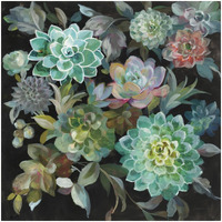 Floral Succulents -Paper Art-32"x32"