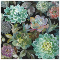 Floral Succulents v2 Crop -Paper Art-26"x26"