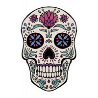 Sugar Skull II -Paper Art-23.3"x32"