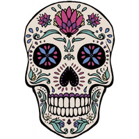 Sugar Skull II -Paper Art-30.4"x42"