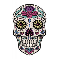 Sugar Skull III -Paper Art-23.3"x32"