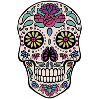 Sugar Skull III -Paper Art-30.4"x42"