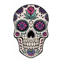 Sugar Skull IV -Paper Art-23.3"x32"