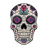 Sugar Skull IV -Paper Art-27.56"x38"