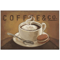 Coffee and Co V -Paper Art-26"x18"