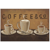 Coffee and Co VI -Paper Art-26"x18"