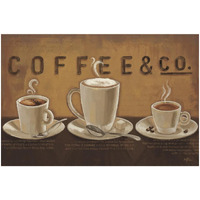 Coffee and Co VI -Paper Art-32"x22"