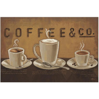 Coffee and Co VI -Paper Art-50"x34"