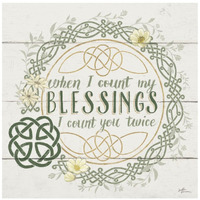 Irish Blessing II -Paper Art-20"x20"