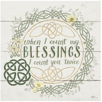 Irish Blessing II -Paper Art-26"x26"