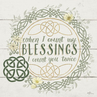 Irish Blessing II -Paper Art-38"x38"