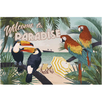 Welcome to Paradise I -Paper Art-62"x42"