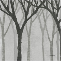 Spring Trees Greystone I -Paper Art-26"x26"