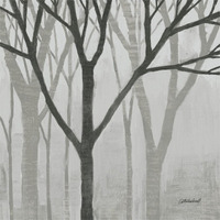 Spring Trees Greystone II -Paper Art-38&quotx38"