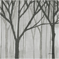 Spring Trees Greystone III -Paper Art-20"x20"