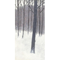 Winters End Crop -Paper Art-26"x50"