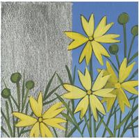 Coreopsis I -Paper Art-32"x32"