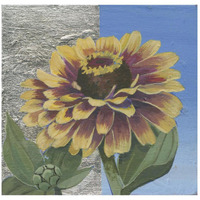 Zinnia Spice -Paper Art-26"x26"