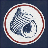 Summer Shells III Nautical -Paper Art-32"x32"