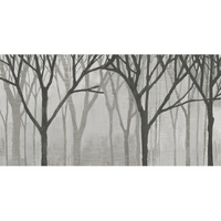 Spring Trees Greystone IV -Paper Art-38"x20"