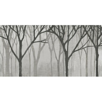 Spring Trees Greystone IV -Paper Art-50"x26"