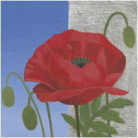 Poppy -Paper Art-32"x32"