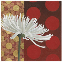 Morning Chrysanthemum I -Paper Art-26"x26"