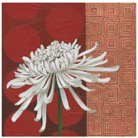 Morning Chrysanthemum II -Paper Art-26"x26"