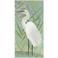 Egret by the Shore II -Paper Art-26"x50"