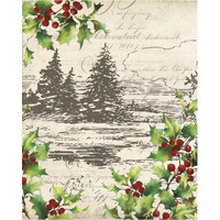 Vintage Holiday II -Paper Art-30&quotx37"