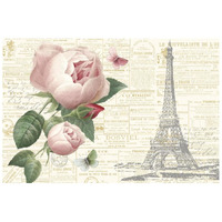 Roses in Paris II -Paper Art-26&quotx18"