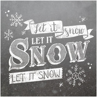 Let it Snow -Paper Art-32&quotx32"