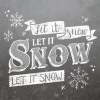 Let it Snow -Paper Art-38"x38"