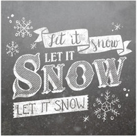 Let it Snow -Paper Art-42"x42"