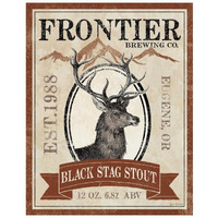 Frontier Brewing I -Paper Art-22"x26"