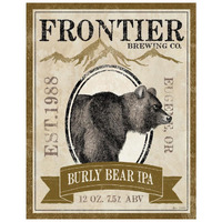 Frontier Brewing IV -Paper Art-22"x26"