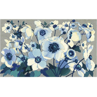 Anemones Japonaises I -Paper Art-24"x15.2"