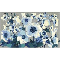 Anemones Japonaises I -Paper Art-32"x20"